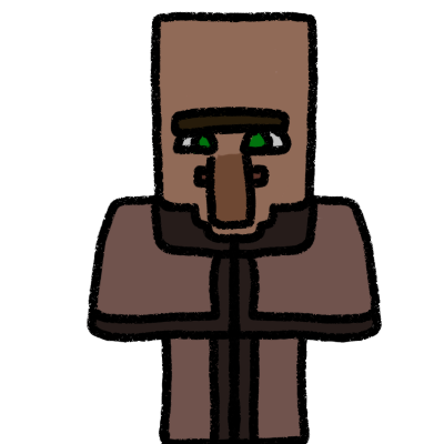 a basic minecraft villager 